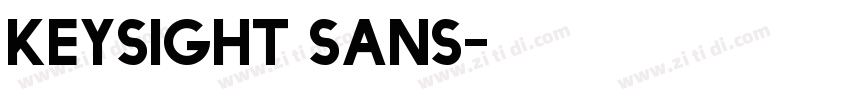 Keysight Sans字体转换